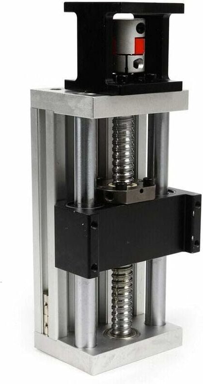 100mm Kugelumlaufspindel Manuell Linearführungen cnc Spindelantrieb Linearantrieb Schiebetisch Aluminium