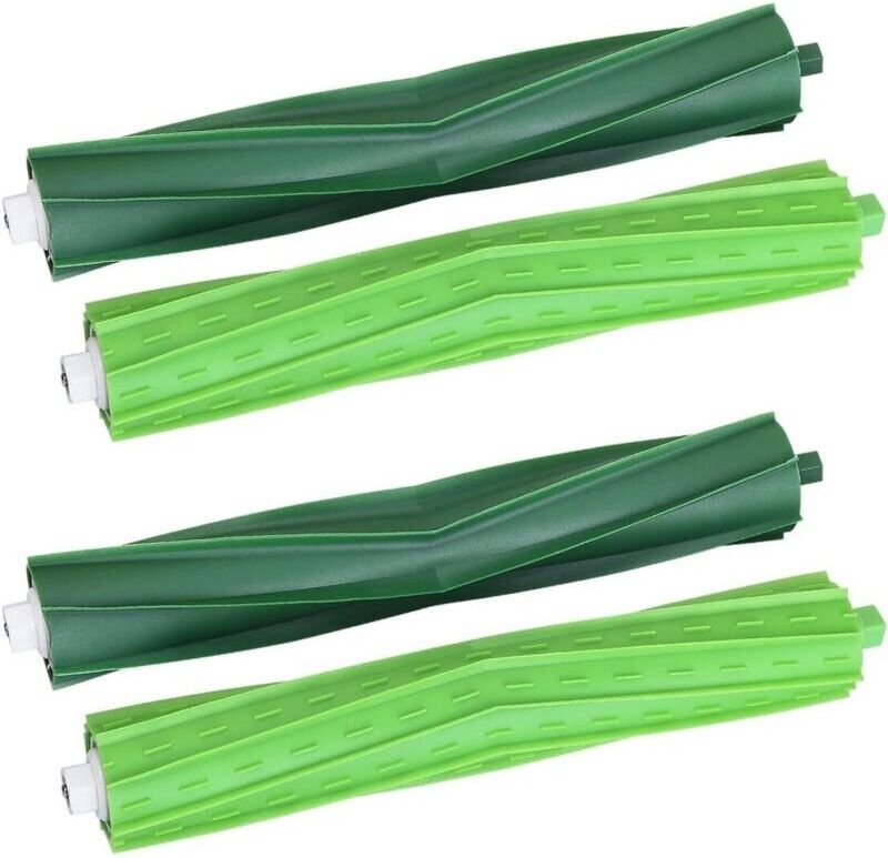 Mehrzweck-Gummibürsten für iRobot i7, i7+, i7 Plus, i8, i8 Plus, E5 und E6 Saugroboter, Walzen-Ersatzteile für Roomba E-...