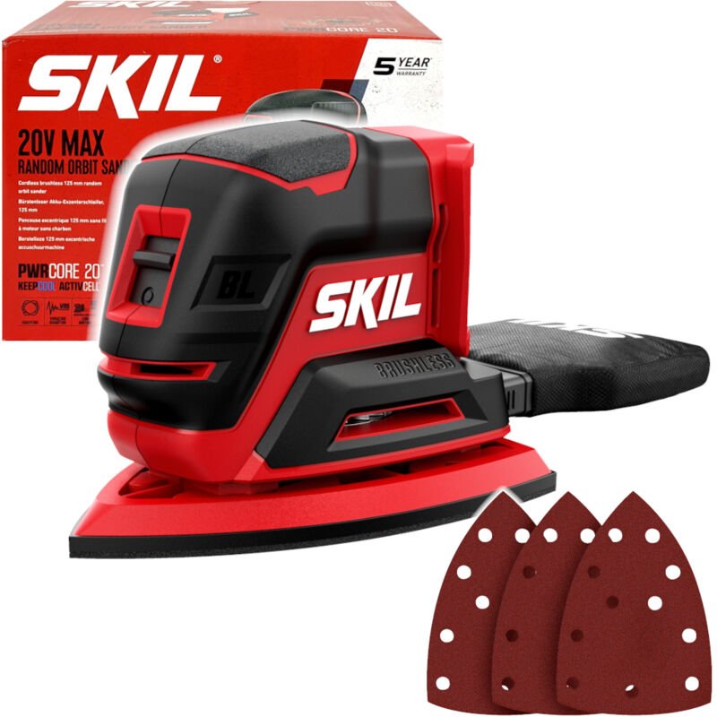 Skil 20V 3715 CA Akku-Mehrzweckschleifer (ohne Akku, Karton)