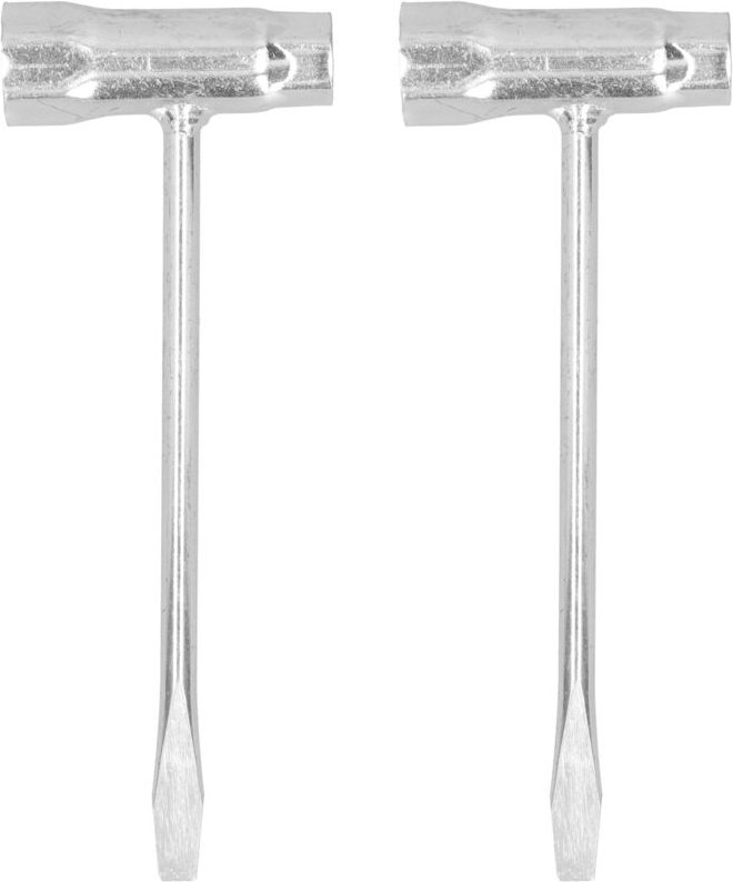 2-teiliger Kettensägen-förmiger Schraubenschlüssel-Kombinationssteckschlüssel Gartenwerkzeugzubehör 13 x 19 mm Ganzstahl...