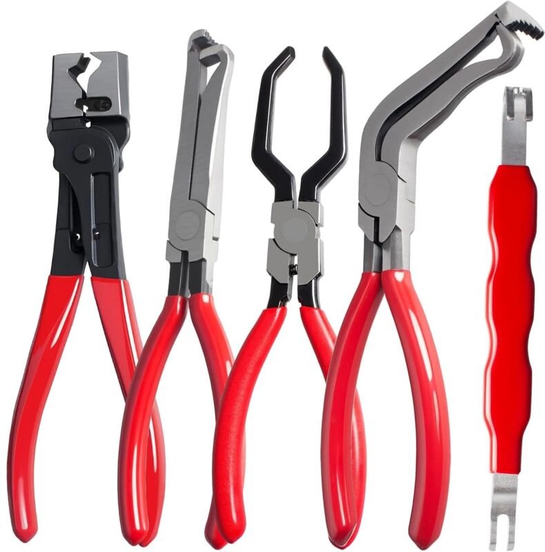 5-teiliges elektrisches Trennwerkzeug für Autos, Werkzeug zum Trennen von Kfz-Steckern und -Steckverbindern sowie Schlau...