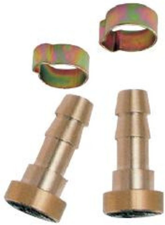 Mecafer - Set mit 2 Bajonettanschlüssen, Rohr 8x13