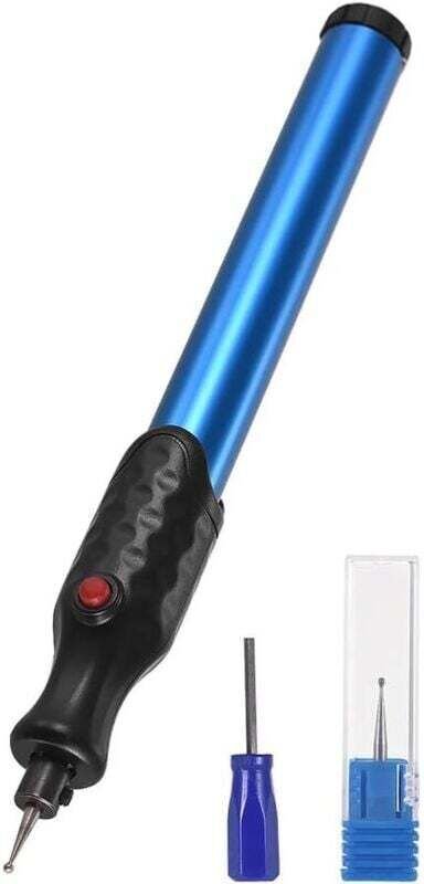 Pyrographie-Set, kabelloser elektrischer Gravierstift für Holz, Glas und Stein, DIY-Schnitzwerkzeug, Gravur-Set mit zusä...