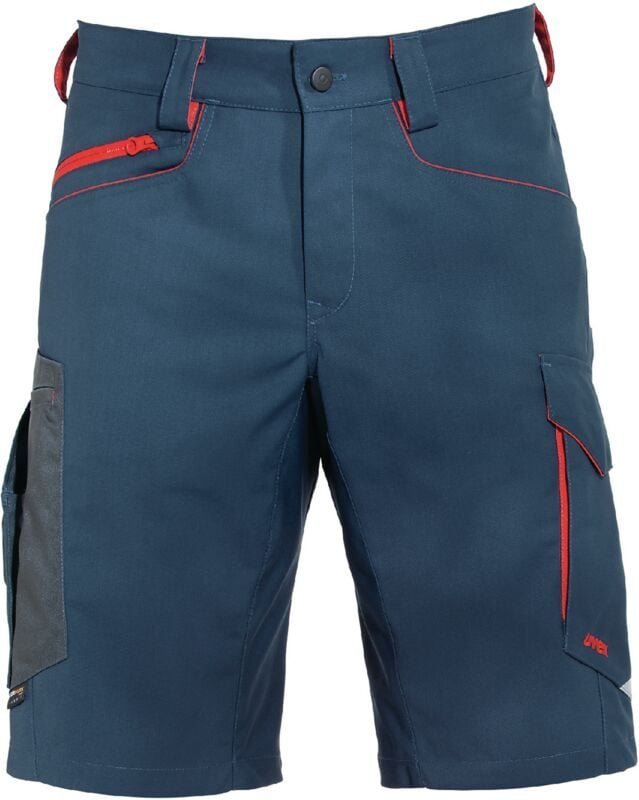 Uvex Suxxeed 7426 Kurze Herren-Arbeitshose - Blaue Männer-Shorts: 54