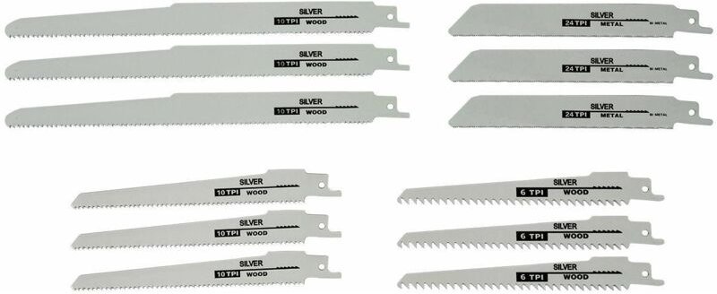 SILBERNE SÄGEBLÄTTER 12 Stück