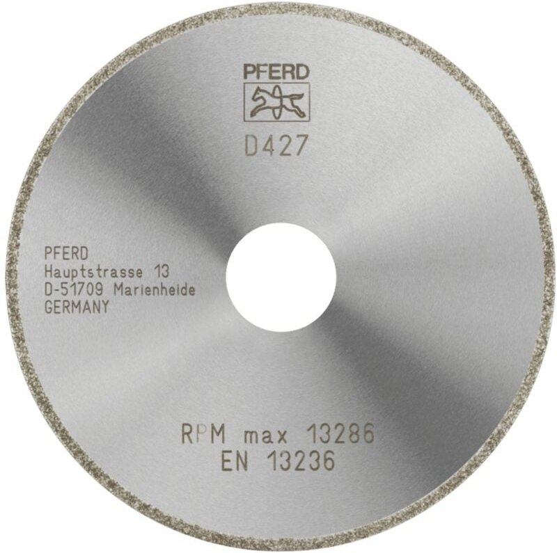 Diamant-Trennscheibe D1A1R 115x2,0x22,23 mm D427 (grob) durchgängiger Belag für gfk/cfk - Pferd