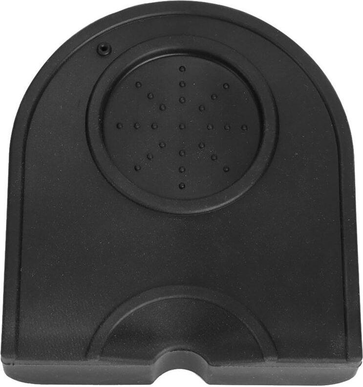 Dicke, multifunktionale, rutschfeste Silikon-Unterlage für Kaffeetamper (schwarz)