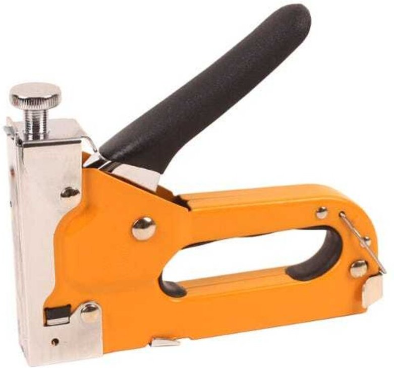 3-in-1-Heftgerät, Wandhefter für Holz, Heimwerkerhefter, Polster- und Stoffhefter, mit 600 Klammern und Nägeln