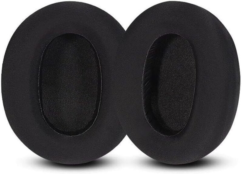 Ersatz-Ohrpolster kompatibel mit Edifier W828NB Kopfhörern, Ersatz-Ohrabdeckung, atmungsaktive schwarze Oberfläche