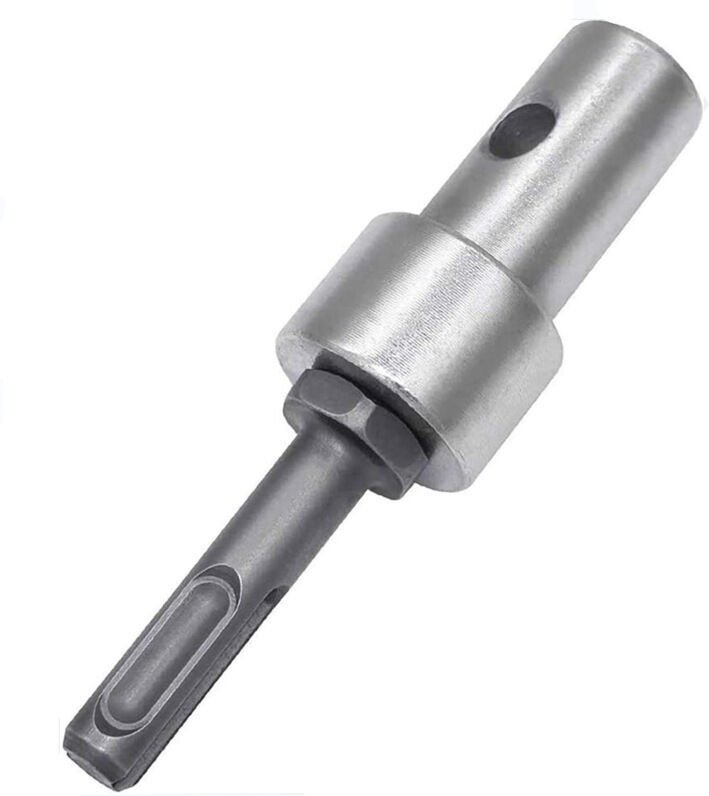 Adapter für Erdbohrer, Eisbohreradapter, Schnellgewinde, Rundschaft-Bohrfutteradapter