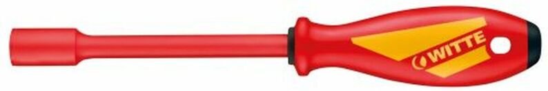 Elektriker-Schraubendreher mit Steckschlüsseleinsatz WITTE MAXX VDE Hex 13 mm Sechseckig