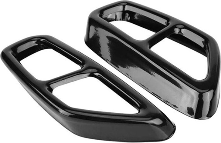 Auto-ABS-Schwarze Auspuffendrohr-Abdeckungsverkleidung für 5Er G30 528Li 530Li 2017-2018