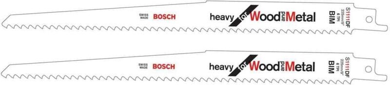 Bosch - 2609256712 Sägeblatt de Säge de Sägeblatt Bimetall 2 Stück(e)