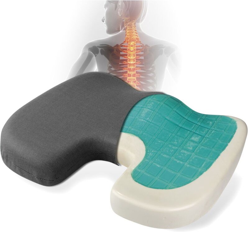 Walser - Sitzkissen Lucy Memory Foam & Gel schwarz