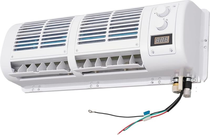 Tragbarer elektrischer 12V-Klimaventilator für LKWs, 200 Watt Underhood Air Conditioning Fan Evaporator Kit for Trucks, ...
