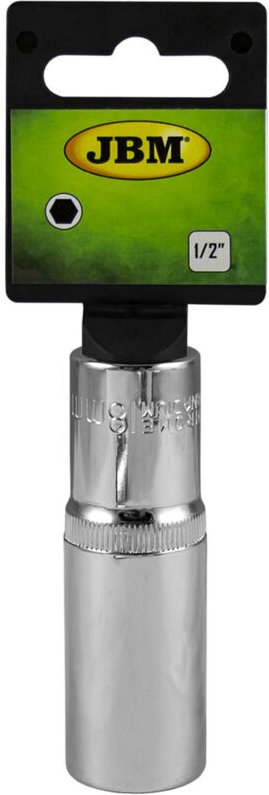 75 mm lange 19-mm-Buchse. Sechskant 1/2" verchromt JBM13257