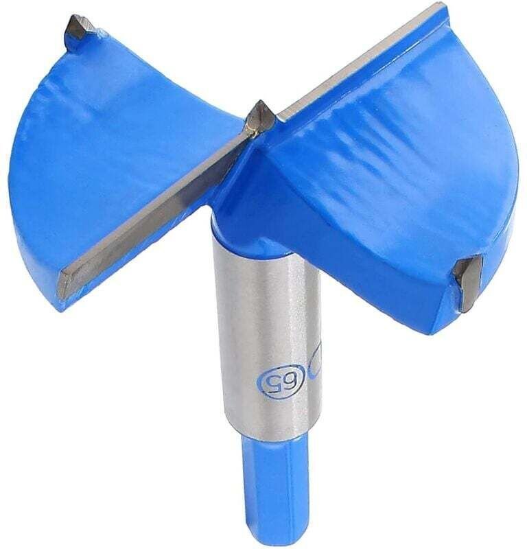GMDOG Qjaiune 2-9/16 Zoll / 65 mm Forstnerbohrer, 2,5625 Zoll Hartmetallbohrer für Holz, Lochsäge, Erdbohrer, Lochöffner...