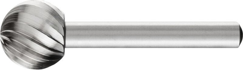 22420816 Frässtift hss Kugel 16 mm Länge 54 mm Produktabmessung, ø 16 mm Arbeits-Länge 14 mm s - Pferd