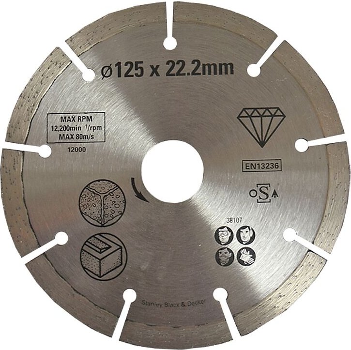 Thumbnail - Diamantscheibe 125 Mm Für Beton - S/sta38107