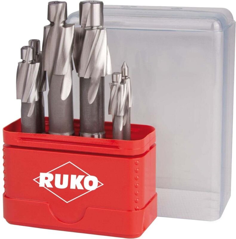 RUKO Flachsenker-Satz DIN 373 HSS, 6tlg., M3–M10 - 102454