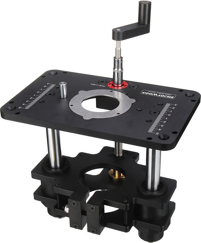 Enjoywood GD7 pro Oberfräsenlift für Holzbearbeitung, 69 mm, für Oberfräsentischlift mit Oberfräsenplatte, Präzisionshol...