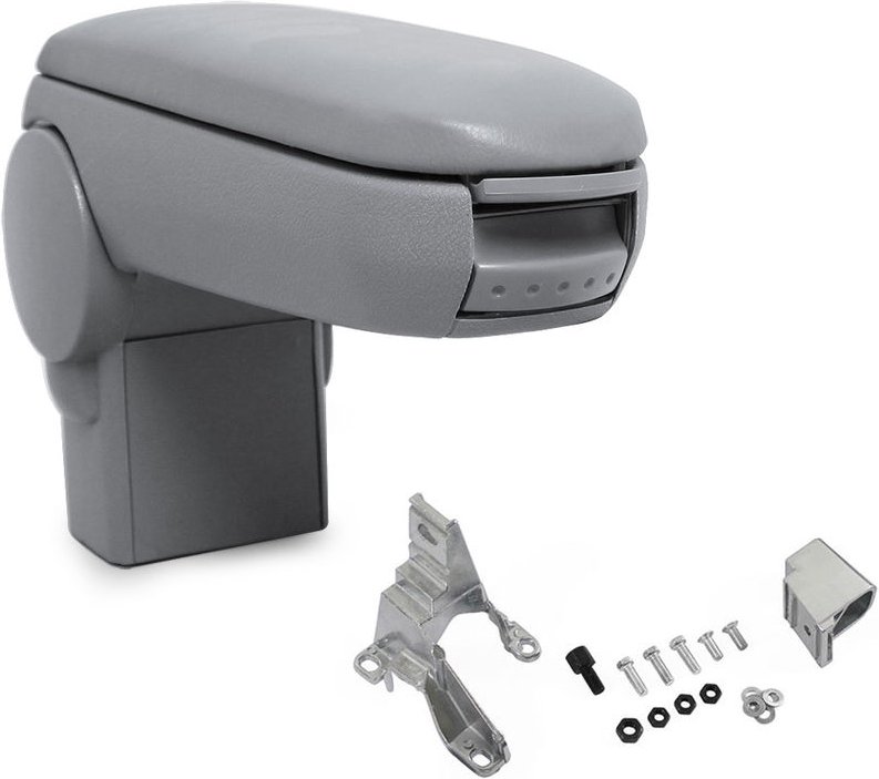 Pro.tec - Mittelarmlehne Skoda Octavia mit Staufach Kunstleder Grau