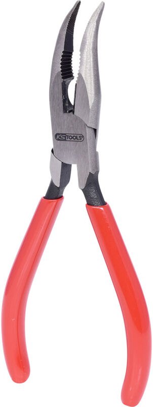 Zange mit halbrundem, abgewinkeltem Schnabel 45° Standard, l. 165 mm