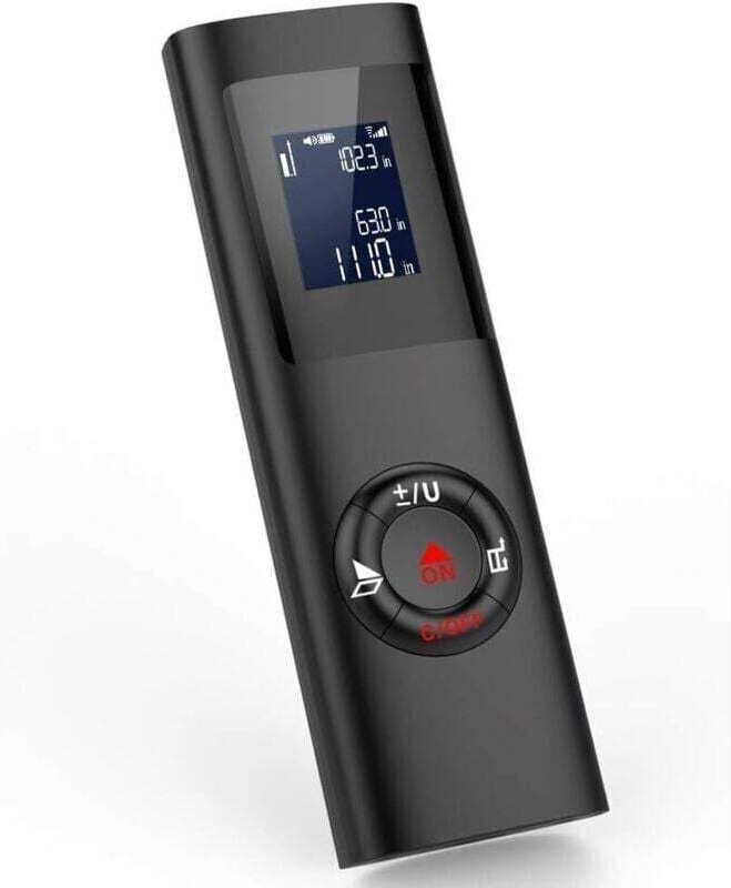 Mini-Laser-Entfernungsmesser (40 m), tragbarer, USB-aufladbarer Laser-Entfernungsmesser, digitaler Laser-Entfernungsmess...