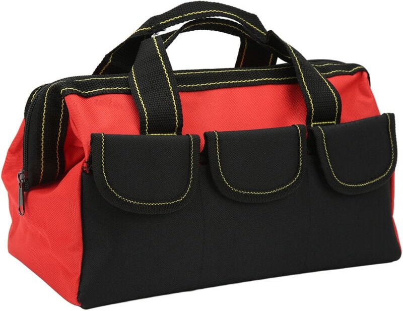 Pssopp Tragbare Werkzeugtasche, 1680D Oxford-Gewebe, wasserdichte Werkzeugaufbewahrungstasche mit 5 Taschen für Werkstat...