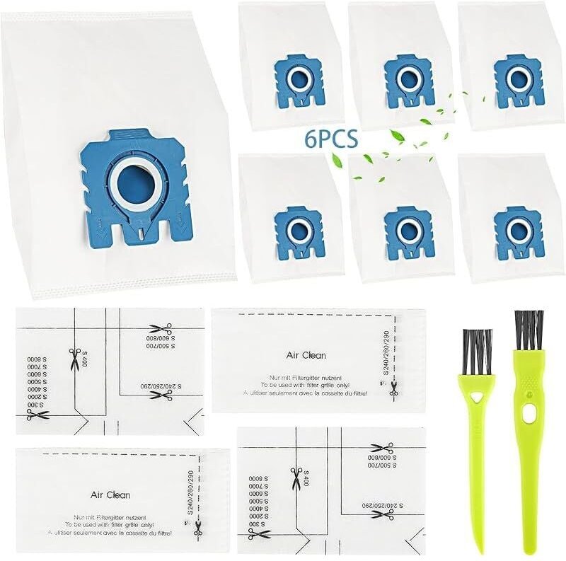 Miele Hoover Staubsaugerbeutel Classic C1, Complete C2 C3, S227 S240, S270, S400, S400i, S600, S2, S5, S8 (17)