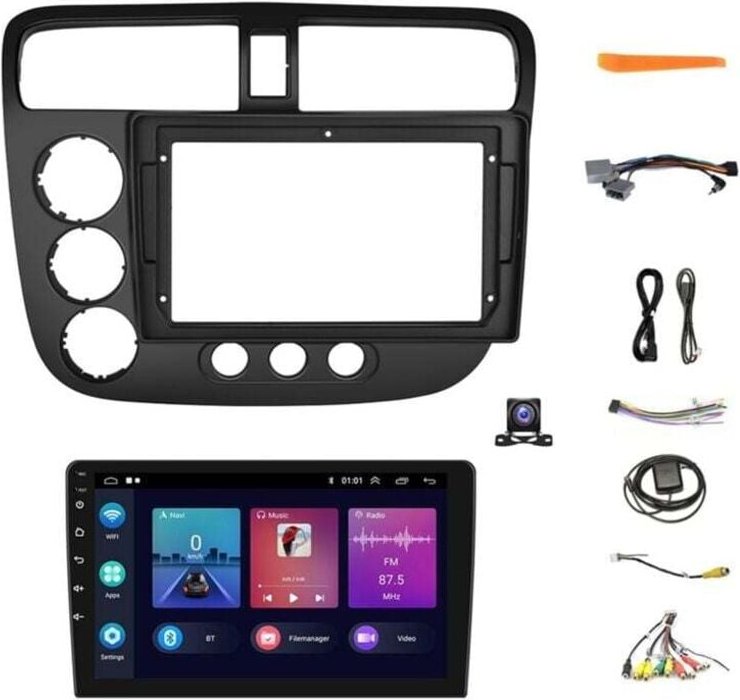 2G+64G 9-Zoll-Autoradio mit kabelloser Verbindung, CarPlay und Android Auto