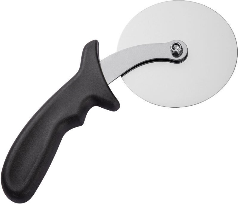 Pizzaschneider aus Edelstahl, Küchenhelfer mit Fingerschutz, für Pizzaliebhaber, spülmaschinenfest für einfache Reinigun...