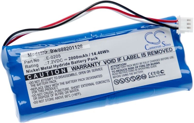 vhbw Akku Ersatz für Aaronia E-0205, ACE604396 2S1P für Messgerät (2000 mAh, 7,2 V, NiMH)