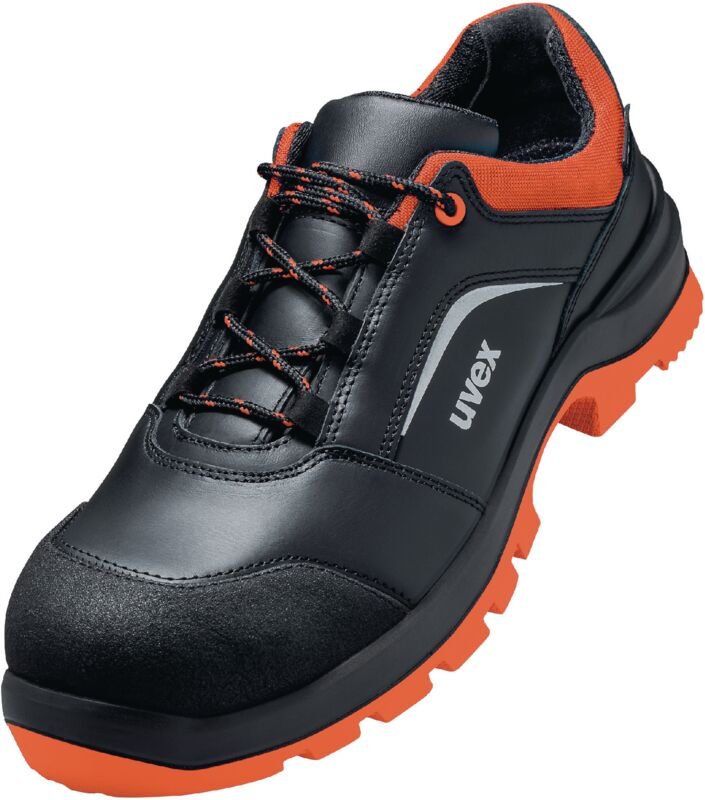 Uvex 2 Xenova Arbeitsschuhe - Sicherheitsschuhe S3 SRC ESD - Orange-Schwarz: 39