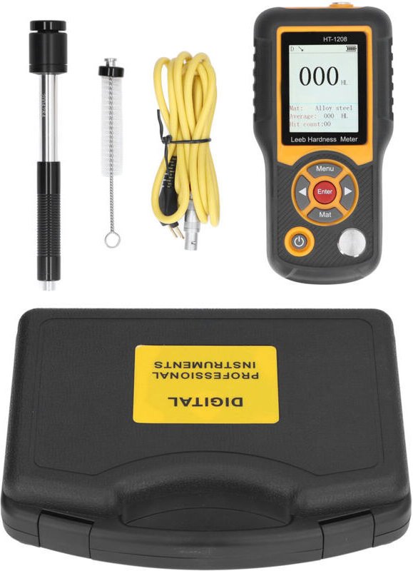 Härteprüfgerät, 170 bis 960 HL Durometer-Prüfgerät für Metalle HL HRA HRB HRC HB HV HSD, 40 Datensätze, professionelles ...