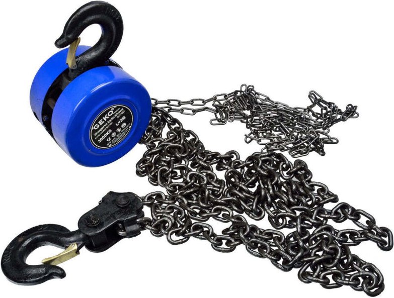 Kettenzug GEKO PREMIUM 3T 3m Aus Stahl Hochleistungsmodell