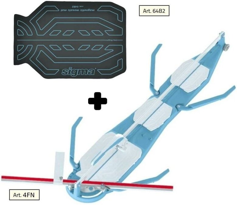 Sigma - Fliesenschneider 4fn cm 155 push-gravur + matte fur mosaik 64b2