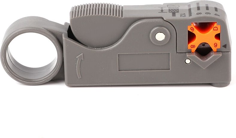 Tragbare multifunktionale Mini-Crimpzange, Abisolierzange, professionelles Koaxialkabel-Abisolierwerkzeug, Drahtschneide...