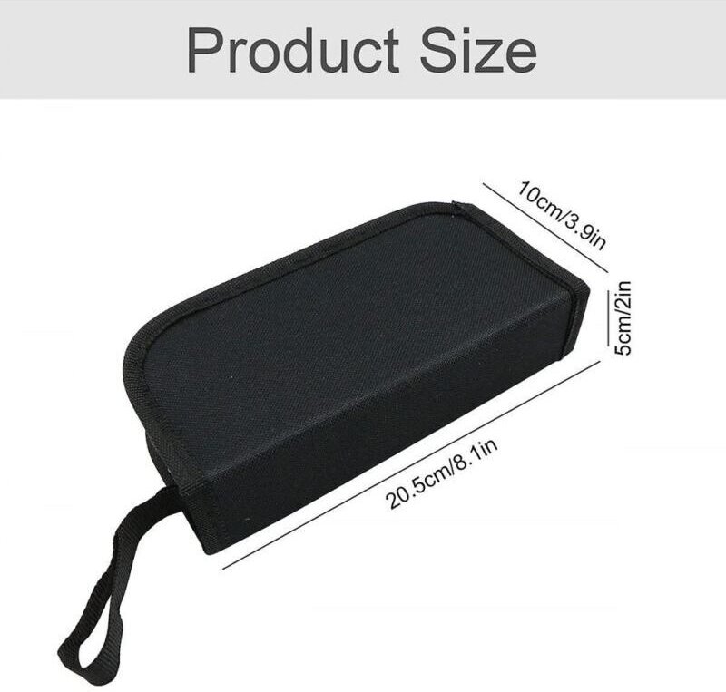 Werkzeug- und Werkzeugaufbewahrungstasche, robustes, wasserdichtes Oxford-Gewebe, Uhrenreparaturset für Elektriker, Schr...