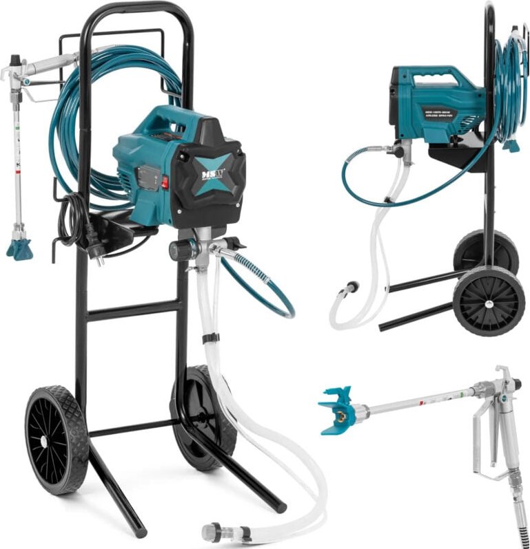 Tragbares hydrodynamisches Farbspritzgerät 1,4 l/min 200 bar 7,5 m