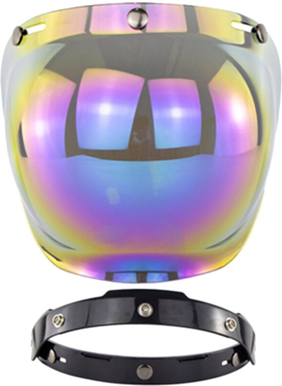 Eosnow Open Face Helm Visier Motorradblasenschild Helme Accessorie Accessorie