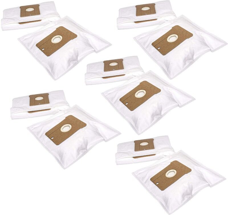 50x Staubsaugerbeutel kompatibel mit Dicaff ad 1200e, e 1200 Staubsauger - Mikrovlies, 28cm x 18,5cm, Weiß - Vhbw