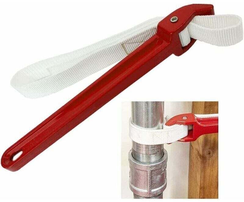 Verstellbarer Riemenschlüssel, Universal-Ölfilter, verdickter, rutschfester Griff, strapazierfähiger Riemen, einfach zu ...