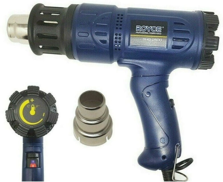 Trade Shop Traesio - Trade Shop - heissluft-abbeizgerät heizpistole 2500W 600 grad RHG-2500 -