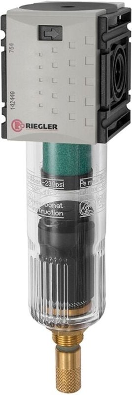 Riegler Mikrofilter »FUTURA-mini« mit PC-Behälter, BG 0, G 1/4, VA