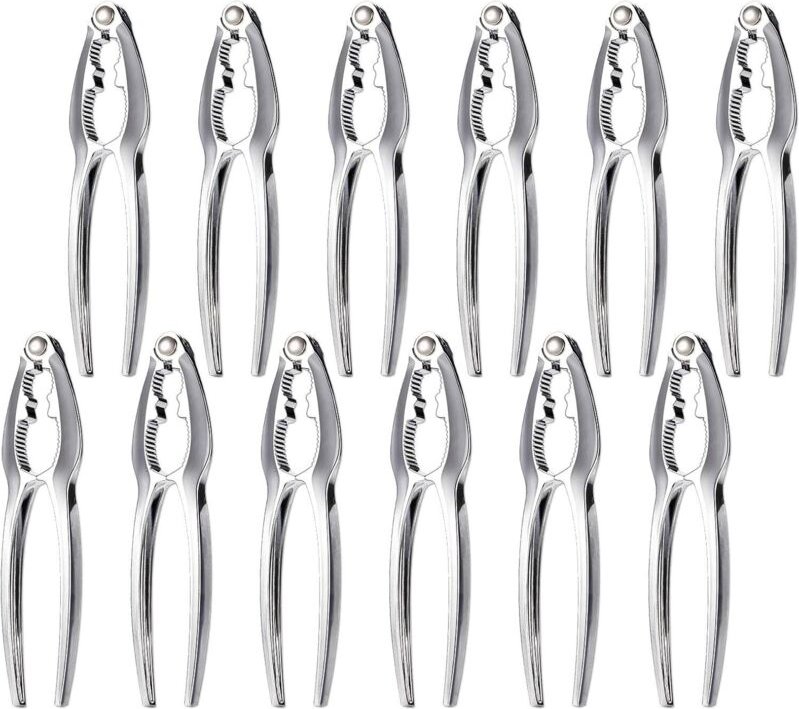 Nussknacker für Krabbenbeine, Hummerknacker, robuste Meeresfrüchteknacker, Nussknacker-Set, 12er-Packung