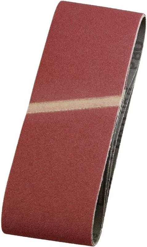 kwb Schleifbänder 75x457 mm aus Edelkorund mit Körnung 40, Spezialverleimung und flexiblem Baumwollgewebe für den groben...