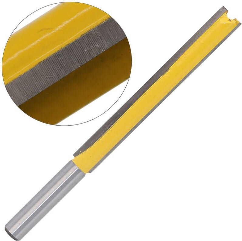 Holzfräser Extra langer Fräser Schabfräser Gerader Fräser - 77 mm