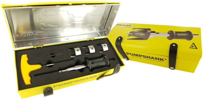 FP - Famag Schnellauswerferschaft Pumpshank (für Lochsägen, inkl. 3 Adapter