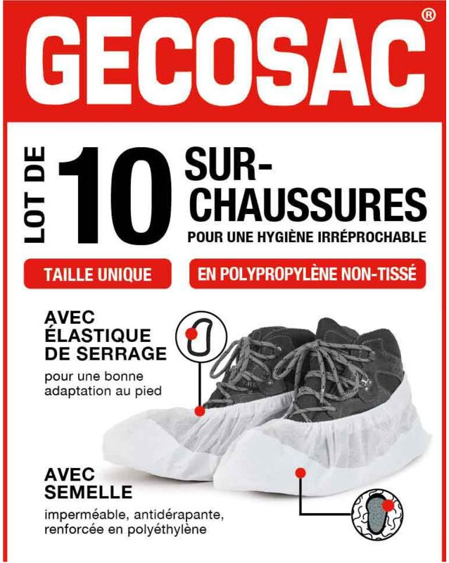 Überziehschuhe Set von 10 - Gecosac